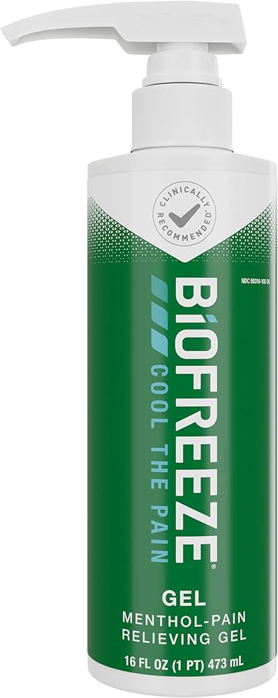 BIOFREEZE 冷却療法クリーム 110g×3本 Biofreeze Professional Pain Relief Gel, 4 FL OZ, For Sore